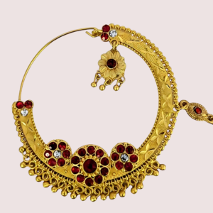 Traditional Pahadi Nath â€“ Kumauni & Garhwali Jewelry